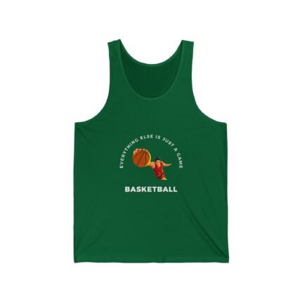 Basketball Lover Unisex Jersey Tank - Perfect for Sports Fans, Casual Wear, Gym, Comfy Summer Style, Gift for Athletes, Sports Occasions
